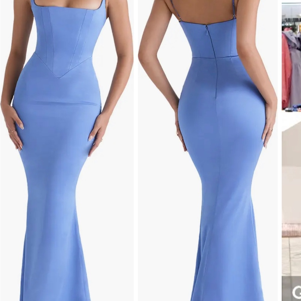 Olivette Corset Maxi Dress - House of CB